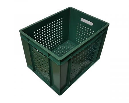 Ящик молочный Фин-Пак 400х300х270 арт 303-02 перфорированный