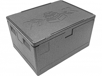 Термоконтейнер 800х600х450 131 л из ударопрочного вспененного полипропилена плотность 30 кг/м3