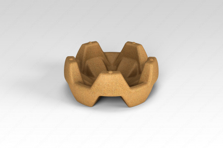 Вазон "Flox" песочный гранит (920.0001.002.0, песочный гранит)