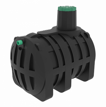 Пластиковая подземная емкость 4000 л с горловиной