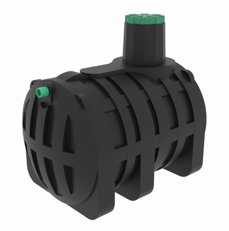 Пластиковая подземная емкость 4000 л с горловиной