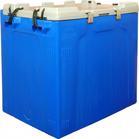 Контейнер 840х575х745 мм синий с крышкой, арт.RIC 150