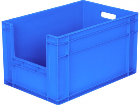 Ящик п/п 600х400х340 с вырезом, с ручками, дно с усилением B-4634, арт.811-А.01 (20950, синий) Ящик п/п 600х400х340 с вырезом, с ручками, дно с усилением B-4634, арт.811-А.01 (20950, синий)