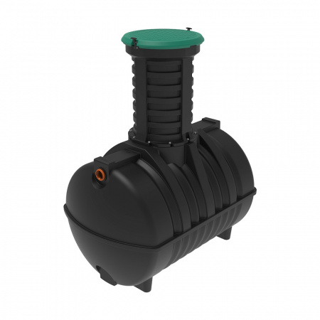 Емкость подземная пластиковая Rostok G 3500 л  с входом 110 мм с горловиной (1000 мм, 1163.3000.899.004)