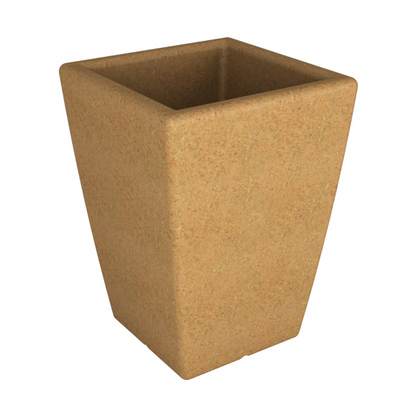 Кашпо "Flox" P 680 песочный гранит