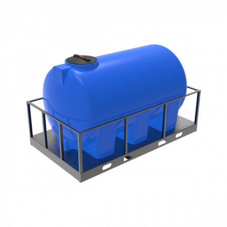 Емкость H 3000л в обрешетке (117.3004.601.1, синий)