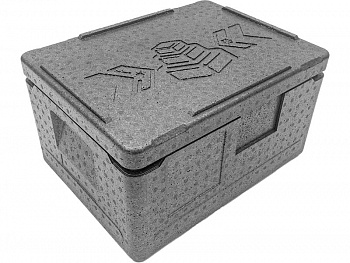 Термоконтейнер 400х300х220 14 л из ударопрочного вспененного полипропилена плотность 30 кг/м3