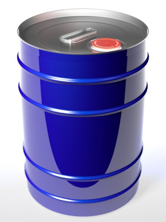 Бочка металл 25 л цилиндр с ребром жесткости с крышкой берикап 57 мм