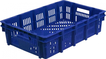 Ящик для заморозки 600х400х150 арт 216 конусный (03417, синий)