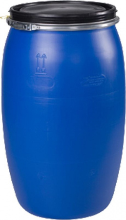 Бочка пластиковая 127 л с крышкой на обруче Open Top