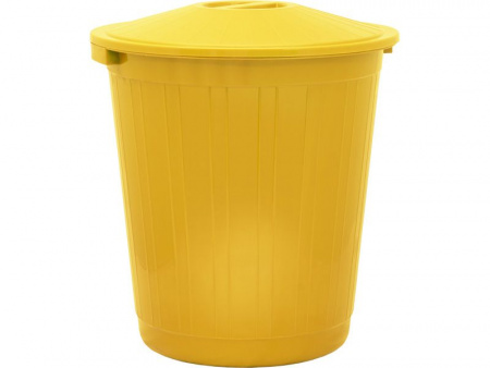 Бак с крышкой (80 л), арт.МБ-80  с крышкой (05596, желтый)