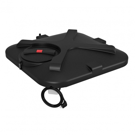 Бак для душа "Rostok" 110 л с подогревом (201.1100.899.1, черный)