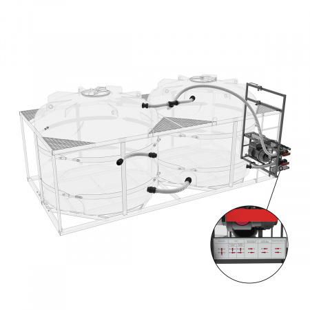 Комплекс насосный 585л/мин для СЗР/КАС ZО2
