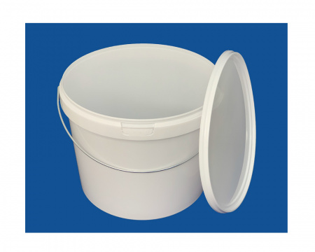 Ведро пластиковое 5,7 л (белый)