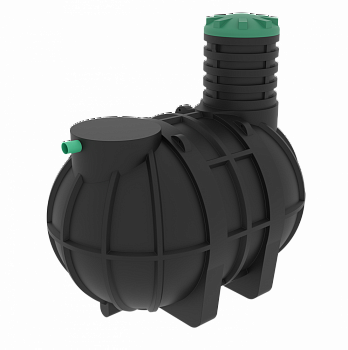 Пластиковая подземная емкость 5500 л с горловиной