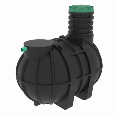 Пластиковая подземная емкость 5500 л с горловиной