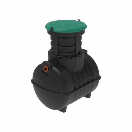 Емкость подземная пластиковая Rostok G 1200 л с входом 110 мм с горловиной