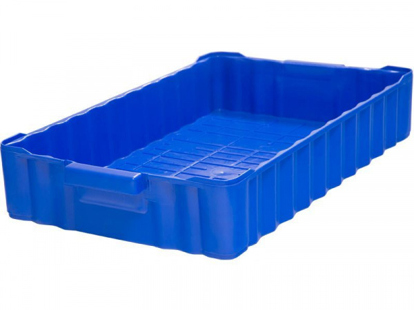 Ящик рыбный 788х470х138 арт 213 сплошной (23058, синий)