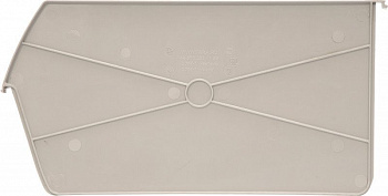 Разделитель по длине для ящика 5004 серый литьевой PP, арт.5004-1