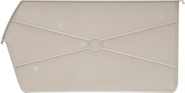 Разделитель по длине для ящика 5004 серый литьевой PP, арт.5004-1