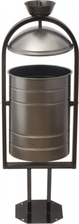 Урна металлическая 1050х370х300 мм бронзовая, арт.УСП 30 бронза