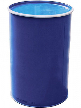 Бочка стальная 210 л с крышкой на обруче без рёбер жесткости Бочка стальная 210 л с крышкой на обруче без рёбер жесткости