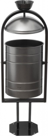 Урна металлическая 1050х370х300 мм серый антик, арт.УСП 30