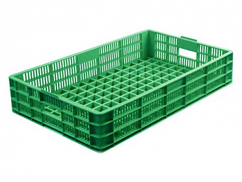 Ящик (лоток) хлебный 740х465х145 арт 401-А перфорированный Ящик (лоток) хлебный 740х465х145 арт 401-А перфорированный