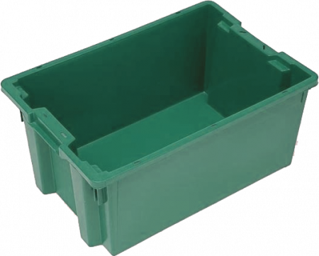 Ящик конусный 600х400х400 арт 905 сплошной (зеленый)