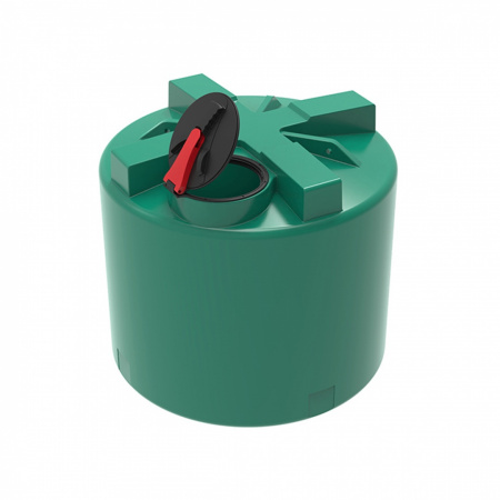 Емкость T 2000л с откидной крышкой (107.2000.166.000, зеленый)