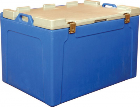 Контейнер 750х530х520 мм синий с крышкой, арт.RIC 100