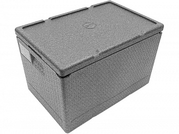 Термоконтейнер 600х400х400 60 л из ударопрочного вспененного полипропилена плотность 30 кг/м3