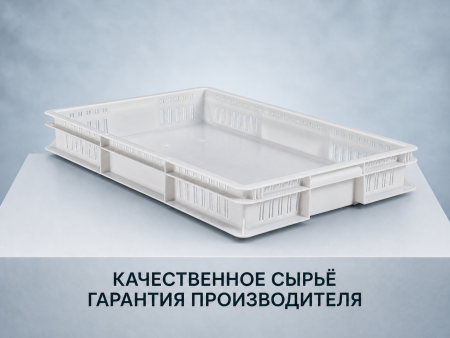 Ящик перфорированный 600х400х75 сплошное дно (мороз.)