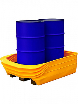 Емкость эластичная  для 2-х бочек 1500 х 1100 х 440, арт.ПдО-У Б2