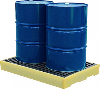 Емкость для 2-х бочек 1260 х 860 х 150, арт.ПдО-НП Б2