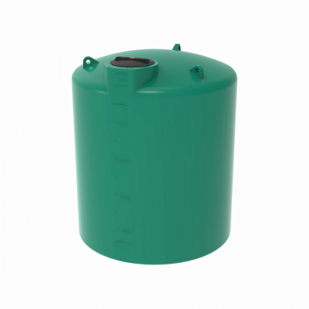 Емкость (бочка) цилиндрическая пластиковая TOR 5000 л (зеленый, 108.5000.401.000)