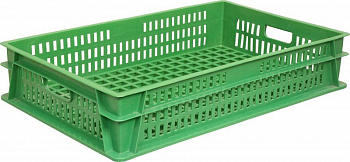 Ящик пластиковый 740х465х145 арт 404 (1,7 кг) перфорированный Ящик пластиковый 740х465х145 арт 404 (1,7 кг) перфорированный