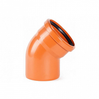 Отвод 110х15 пластик Отвод 110х15 пластик