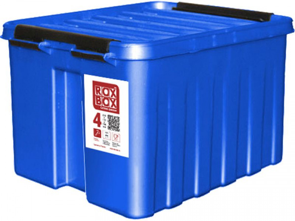 Ящик п/п 210х170х175 мм с крышкой и клипсами, арт.Rox Box 4 Ящик п/п 210х170х175 мм с крышкой и клипсами, арт.Rox Box 4