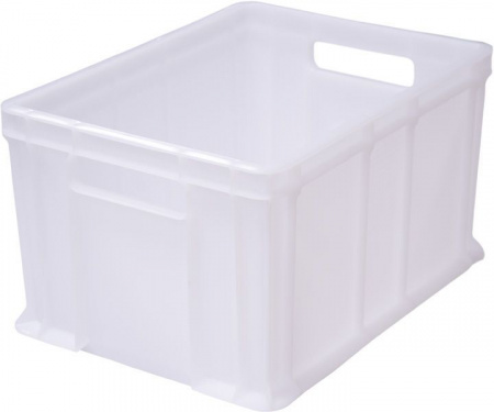 Ящик пластмассовый 400х300х230 арт 703.03.01 сплошной с ручками (18642, мороз.)
