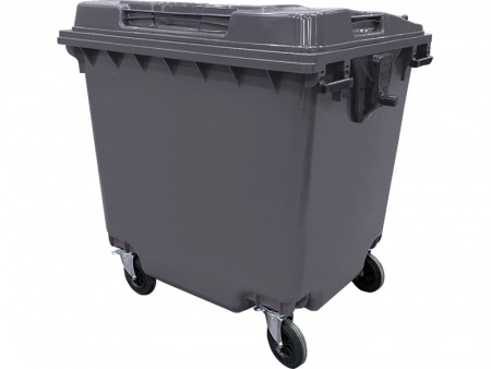 Мусорный контейнер 1100 л (38087, серый)