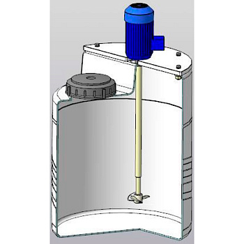 Емкость дозировочная 60 с пропеллерной мешалкой