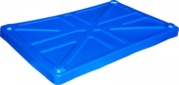 Крышка для BoxPallet 1225х825х80 мм, синий, арт.крышка 800 RUS Крышка для BoxPallet 1225х825х80 мм, синий, арт.крышка 800 RUS