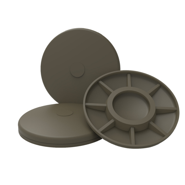 Крышка колодца "Rostok" пластиковая (204.0.25.000.000, коричневый)