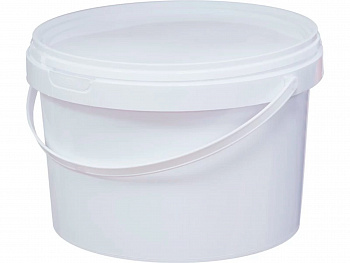 Ведро пластиковое 2,25 л круглое под запайку