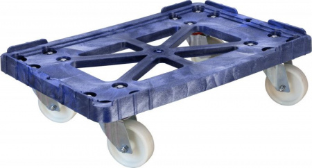 Тележка для ящиков 600х400 мм, полиамидные колеса, арт 508-1