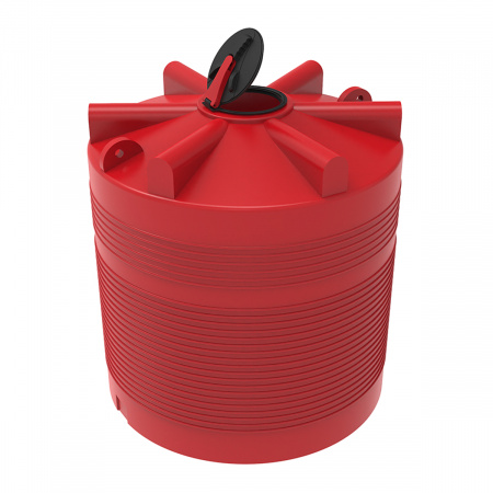 Емкость КАС 5000 ЭВЛ с откидной крышкой (110.5002.101.1, красный)