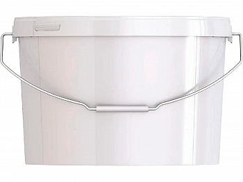 Ведро пластиковое 12,8 литра овальное