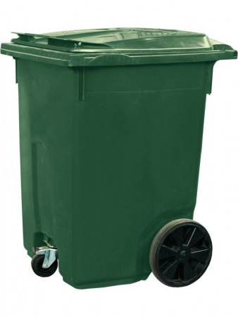 Мусорный контейнер на 3-х колёсах (370 л), арт.MGB-370 (3) (03257, зеленый)