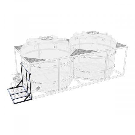 Рама съемная универсальная для мотопомпы (161.0000.910.000, синий)